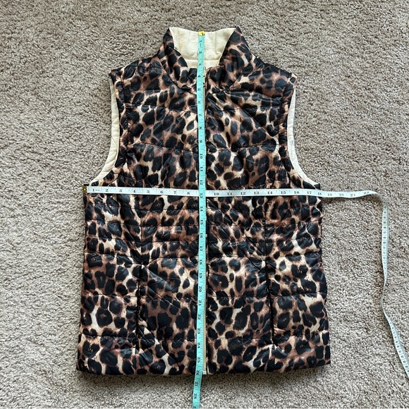Johnston & Murphy Reversible Leopard Cream Vest Size XS - Picture 11 of 11
